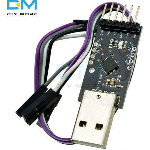 12Mbps USB 2.0 to TTL UART 6PIN CP2102 Module Serial Converter For Arduino Board Replace FT232 Module Dupont Cables DIY KIT 3V3