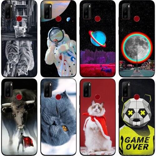 For ULEFONE NOTE 10 Case Rose Wolf Cute Patterned Cover Soft Silicon Phone Case for Ulefone Note 10 Top Quality