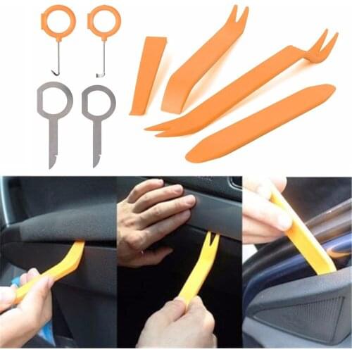 12pcs Car Audio Door Clip Panel Trim Dashboard kit Radio Removal Pry Repair Tool Set