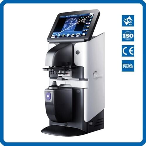 Top Quality advanced JD-2600A Lensometer 7'' LCD Touch Screen digital automatic focimeter Auto Lensmeter with PD, UV Printer