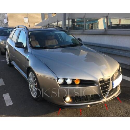 For ALFA ROMEO 159 CUPRA R FRONT SPOILER LIP Euro Spoiler Lip Universal