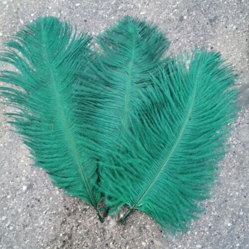 Sell like hot cakes 10pcs High Quality bottle green ostrich feathers 6-8 inches/15-20 cm for Party/wedding Decoration