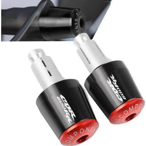 7/8"22mm CNC Motorcycle Handlebar Grips Handle Bar Ends Hand Cap For Honda CBR600RR CBR 600RR 2002 2003 2004 2005 2006 2007 2008