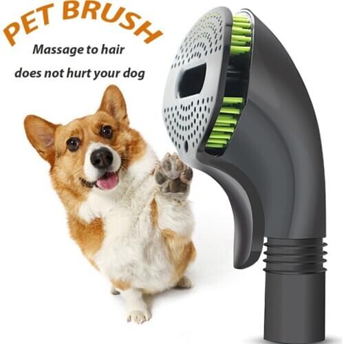 Pet Brush Suitable for Vacuum Cleaner Accessories Dog Hair Brush Head with Soft Tooth Brush Inner Diameter 32m