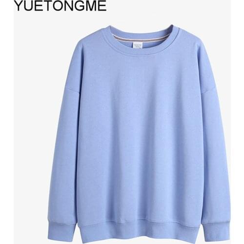 Plus cotton Basic Hoodies For Women Female winter Solid Color Casual shirt Hip Pop Tops