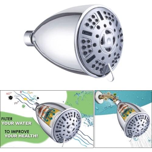 Universal Filtered Shower Head Shower Water Filter Filtration Home Shower Head Filter