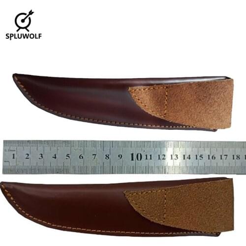 Universal Cowhide Leather Sheath Knife Scabbard Shell Outdoor Tools