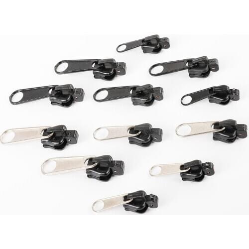 6pcs/lot Universal Fix A Zipper Repair Kit Replacement Zip Slider Teeth Fix Any Zipper Magic Instant Slider Zipper For Sewing