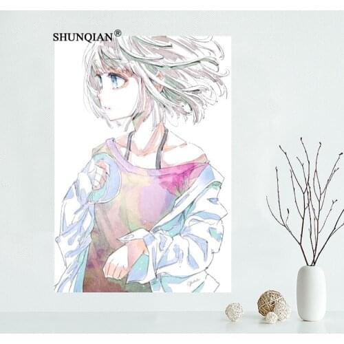 Japanese Anime K-ON！Poster Home Decoration Fashion Silk Canvas Fabric Wall Custom Poster Print More Size 50x75cm,60x90cm