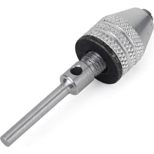 1pc 0.3-3.4mm Keyless Chuck Quick Change 2.2mm Round Shank Keyless Drill Chuck Adapter Rotary Tool