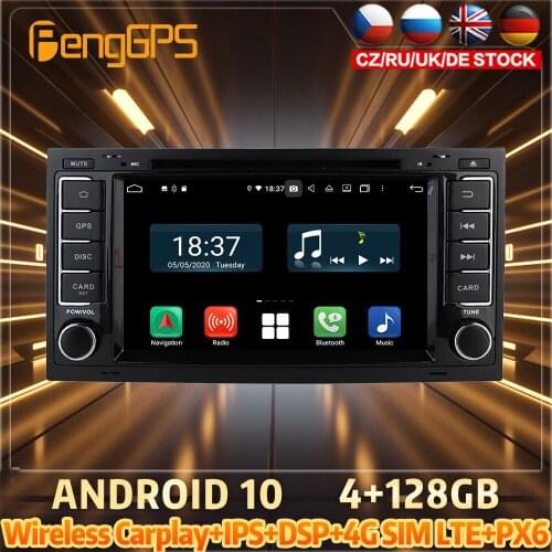 128G Android10 PX6 DSP For Volkswagen Touareg 2003 Car DVD GPS Navigation Auto Radio Stereo Video Multifunction CarPlay HeadUnit