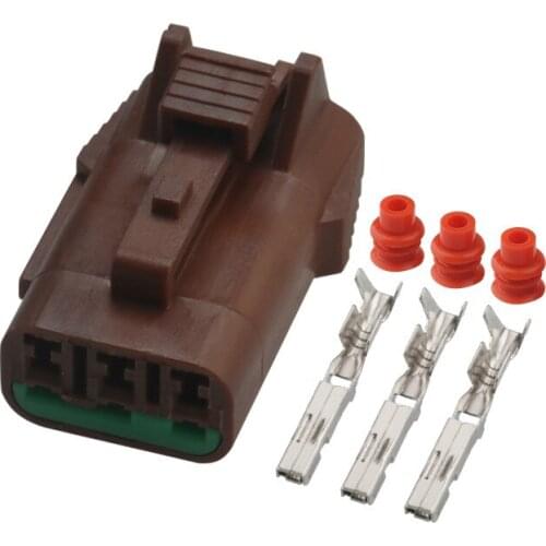 3Pin Female Car Ignition coil high voltage package plug connector with terminals for BYD