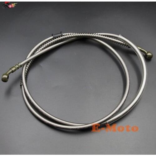 70" BRAIDED HYDRAULIC BRAKE HOSE LINE CHINESE GY6 SCOOTER ATV DIRT BIKE GO KART