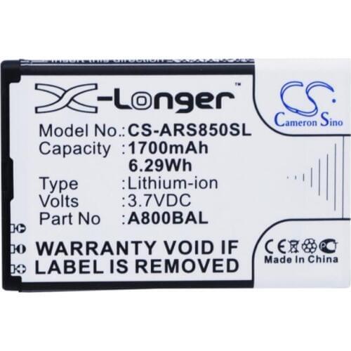 Cameron Sino 1700mAh battery for ALIGATOR A800 Senior A850 A870 AZ01302 D920 for AVUS S62 for CPA HALO X for HYUNDAI MB-140