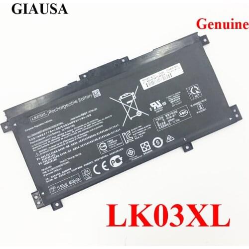 LK03XL Laptop battery for HP ENVY X360 15-bp 15-cn series TPN-W127 W128 W129 W134 HSTNN-LB7U HSTNN-UB7I HSTNN-IB8M