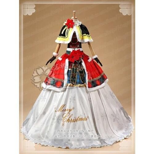 Anime! Love Live Sonoda Umi December Choir New Christmas After Awakening Lolita Dress Uniform Cosplay Costume Free Shipping