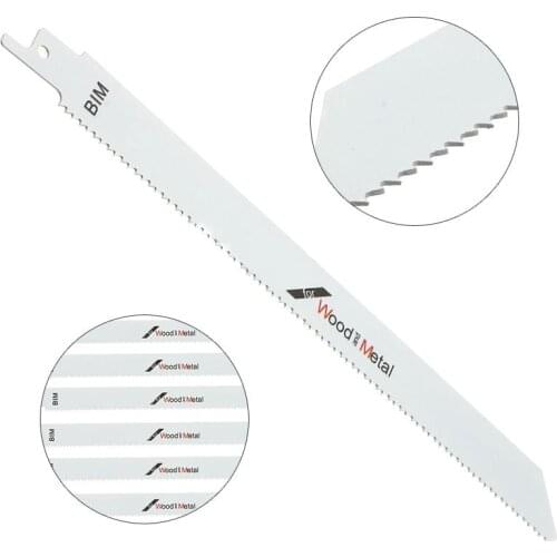 225mm BI-Metal Reciprocating Saw Blade Flexible For Metal & Wood Cutting BIM Saw Blade High-carbon Steel Blades