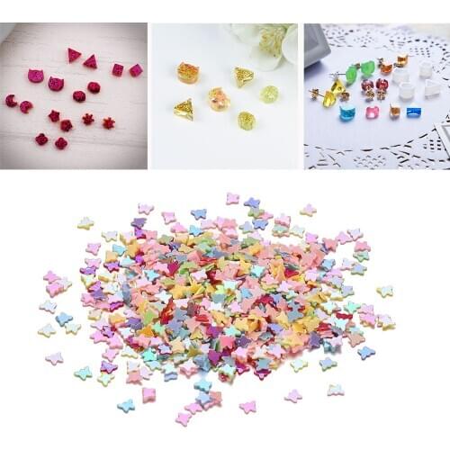28g Flash Sequins Powder Epoxy Resin Molds Jewelry Fillings Glitter Sequin Epoxy Silicone Mold For DIY Jewelry Making Nail Art