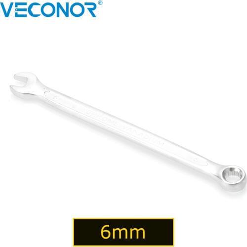 6mm Wrench Spanner Open End Matte Polished Fixed Head Hand Tool For Multifunctional Use