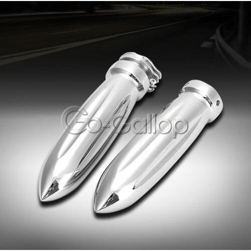 1" Chrome Handlebar HandGrips For Harley Dyna Sportster Fatboy Road King XL/Shadow Spirit VT 750 1100/V-Star XVS 650 1100 Custom