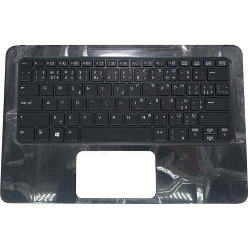 Laptop keyboard for HP Probook X360 11 G1 EE CZ Czech CS black with Cover Upper Case Palmrest 6070B1118402 918555-FL1 951784