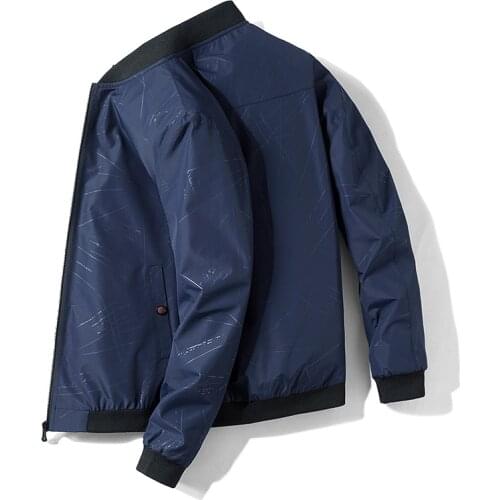 Fashion Slim Fit Spring Autumn Outerwear Male 4Xl Brand New Mens Bomber Jacket Zipper Casual Pilot Coat Men Clothing Streetwear