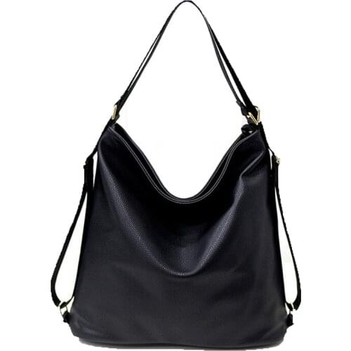 Fashion 2019 Autumn Pu Leather crossbody bags Multifunctional Large Capacity Casual Handbags For Women