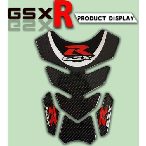 Motorcycle 3D Carbon fiber fuel tank decal protection pad For Suzuki GSX-R gsxr 600 750 1000 1300 Hayabusa gsxr750 gsxr1000