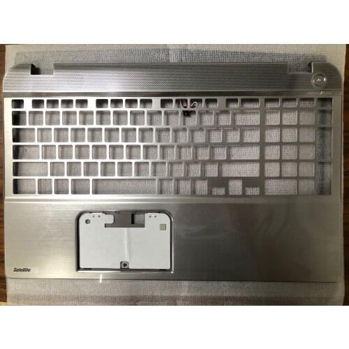 New for Toshiba Satellite P55T-A P55T-A5116 palmrest US keyboard upper cover case silver H000056300 13N0-C3A1201 13N0-C3P1A01-CE