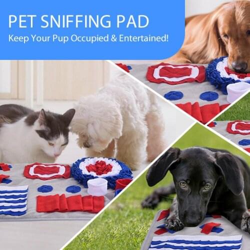 Pet Snuffle Mat Dog Sniffing Training Blanket Pads Dog Mat Relieve Stress Nosework Puzzle Toy Pet Nose Pad