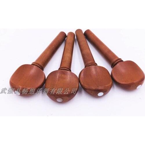 Wholesale Brand new 2 sets (8 pcs) natural ebony 4/4 cello pegs 1/4-4/4