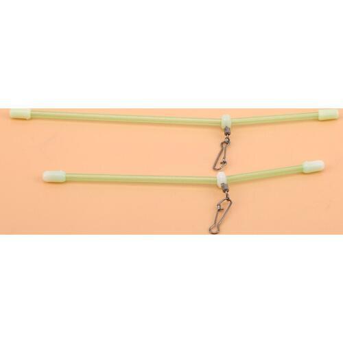 Fishing Night Luminous Tube Green Soft Silicone Fishing Sleeves Fishing Rig Hook Line Glow Pipe Light Tackle