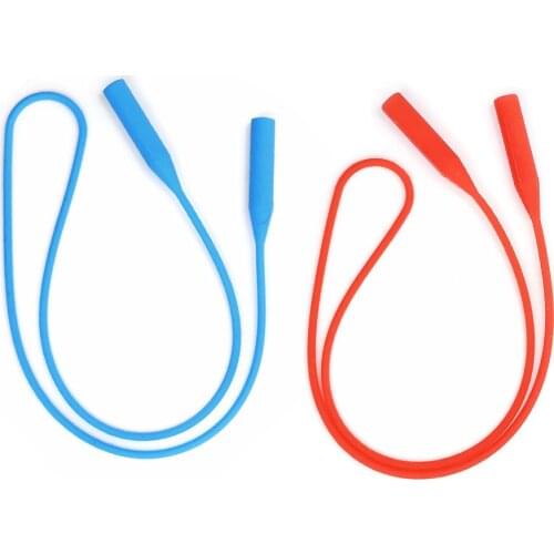 Silicone Eyeglasses Glasses Strap Sunglasses Neck Cord Holder,Elastic Sports Band,Eyewear Retainer ( 2 Pack)