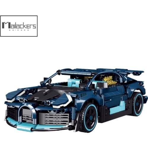 Follow Store =$2 Coupon Super Sports Car Model Building Blocks Toys For Children Gifts 879 PCS
