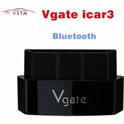 Vgate ELM327 Bluetooth iCar 3 OBDII ELM327 iCar3 Bluetooth Vgate OBD Diagnostic Interface Free Shipping