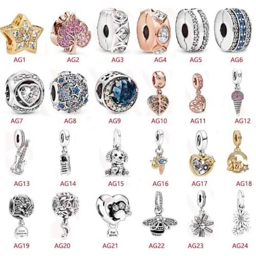 925 Sterling Silver Animal Series Charm Fit Original 3mm Bracelet Bangle Making Fashion DIY Jewelry For Women