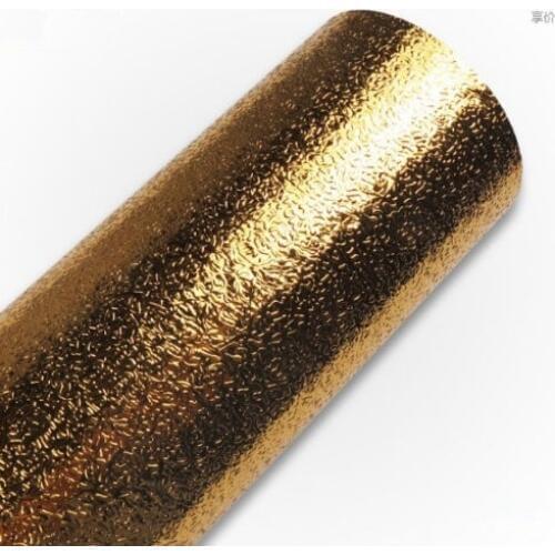 Gold Embossed Peel Sticker Shelf Drawer Liner 24-Inches by78.7-Inches