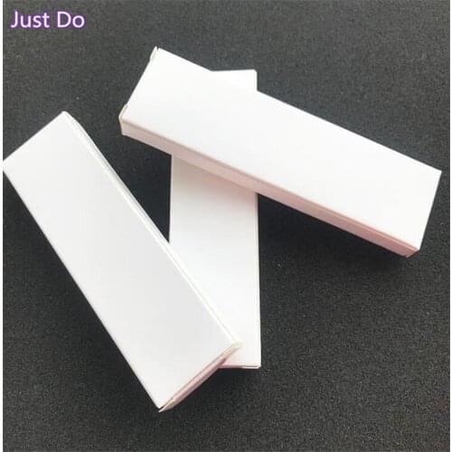 3X3X23cm tall white paper cardboard box empty box for cosmetics pencils beauty tools Eyeliner packing box lipstick package box