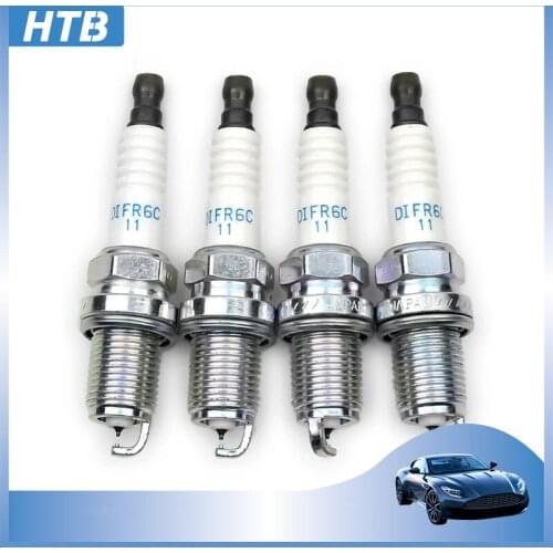 4 PCS 1822A069 DIFR6C11 Dual Iridium Spark Plug For 2011-2014 Mitsubishi RVR 2.0L L4 Kit VFK20F0 242 236 642 MN1822A09 FR7DII35X