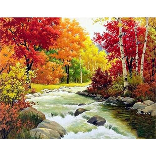 5D Diamond Painting Landscape Sunset Sea View Square/Round Embroidery Cross Stitch Kit Painting Mosaic DIY Home Decoration Gift