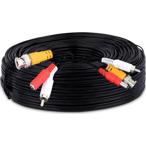 Bnc cctv coaxial camera cable for camera Video Audio Power Cable Wire Cord for CCTV DVR Surveillance System Security Camera