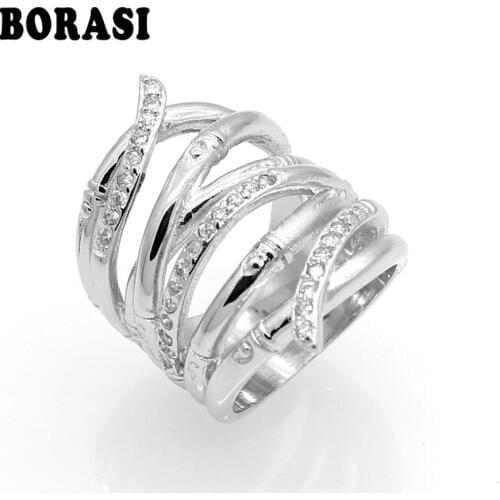 Белые кольца BORASI China At AliExpress