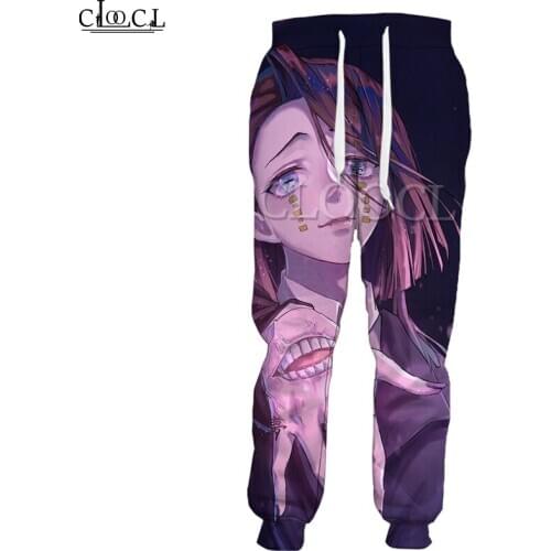 HX Kimetsu No Yaiba The Movie: Mugen Train Enmu 3D Print Fashion Casual Men Women Streetwear Harajuku Trousers Drop Shipping