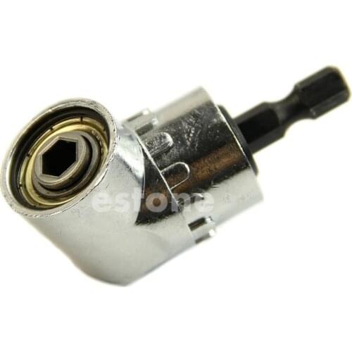 New 105 degrees 1/4" Adjustable Hex bit Angle Driver Screwdriver tools