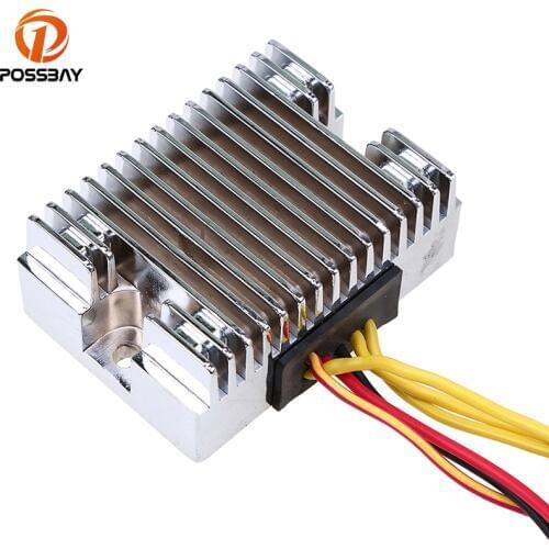 POSSBAY Motorcycle Voltage 12V Regulator Rectifier fit for Polaris Sportsman 400 2011-2014 4012192 Motocross Scooter Rectifiers