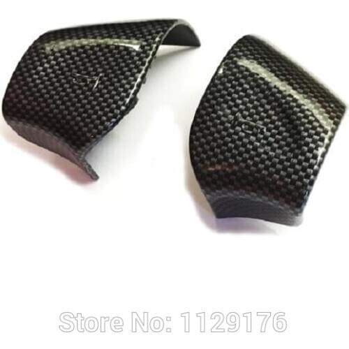 Carbon Fiber Style Steering Wheel Horn Replacement Cap Cover For VW Golf / Jetta MK3