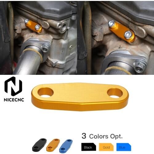 NICECNC Motorcycle Exhaust Gas Block Off Plate For Suzuki DRZ400S DRZ400SM 2000-2020 Exhaust Gas Recirculation Block Off Plate