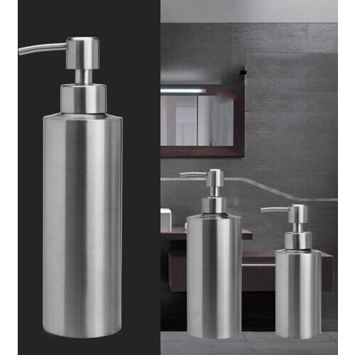 High Quality Stainless Steel Soap Dispenser Hand Sanitizer In Emulsion Bottle Bathroom Fixture Bathroom Hardware