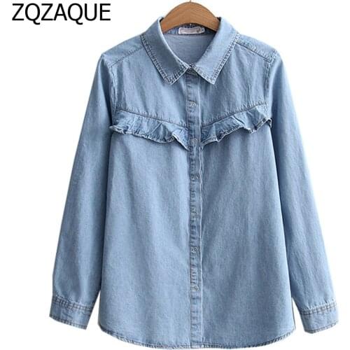 Женские рубашки с длинным рукавом ZQZAQUE China At AliExpress