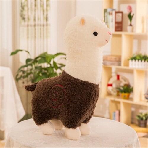 28-80cm alpaca plush toy doll doll cute sheep shape Stuffed toy Family decoration doll soft plush toy for kids gifts